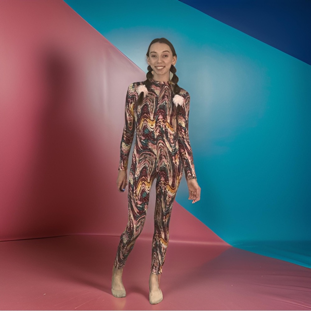 Trippy XS skin tight bodysuit